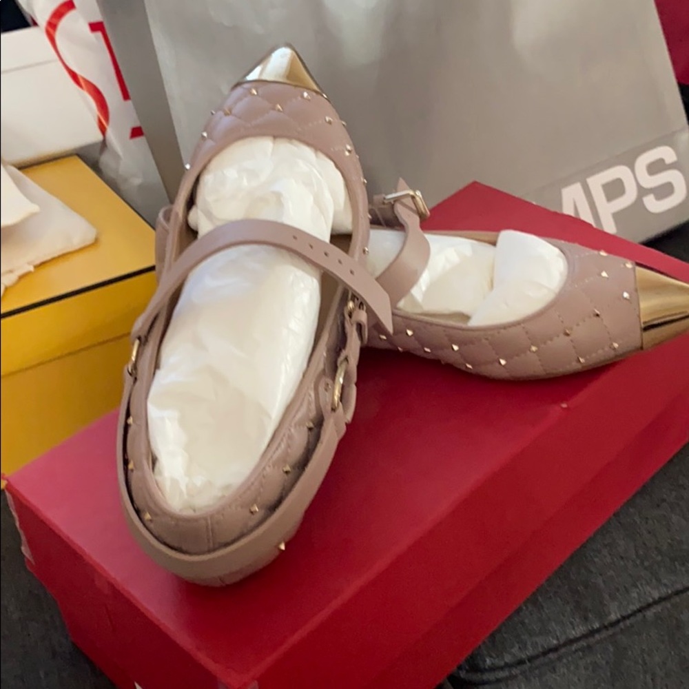 Valentino Ballerina with studs shoes